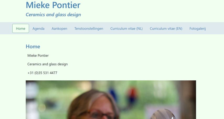 Mieke Pontier - Ceramics and glass design